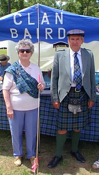 Clan Baird Tent at Halifax, July 5th, 1997  - (r) Melvin Baird